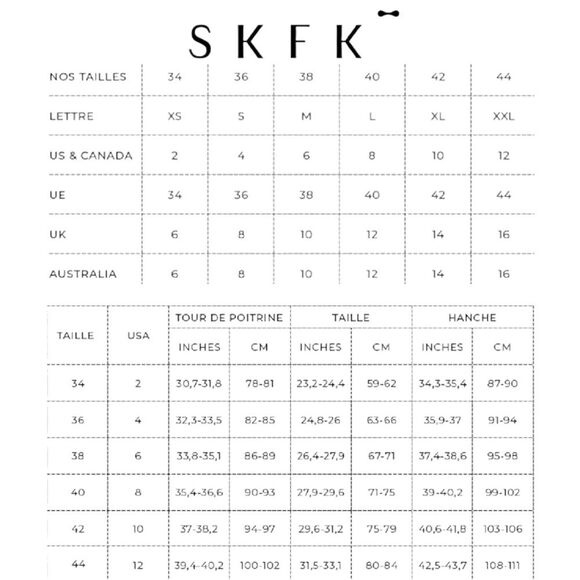 NWT SKFK Karle Organic Cotton Orange Blue Gold Print Knit Sweater - Picture 12 of 12